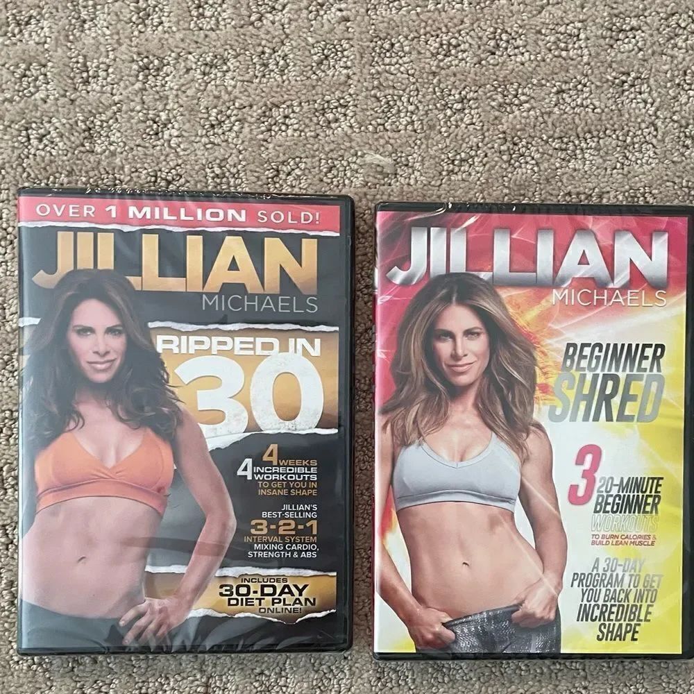 Brand new! Jillian Michaels 2 DVD Bundle Set